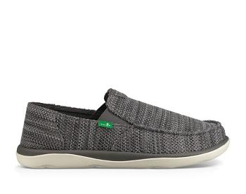 Sanuk Mesh Vagabond Tripper Men's Sidewalk Surfers Grey | Canada 208DFM